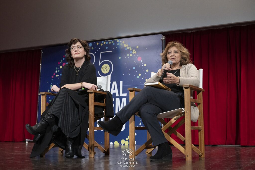 Festival del Cinema Europeo di Lecce, incontro con il pubblico sul palco