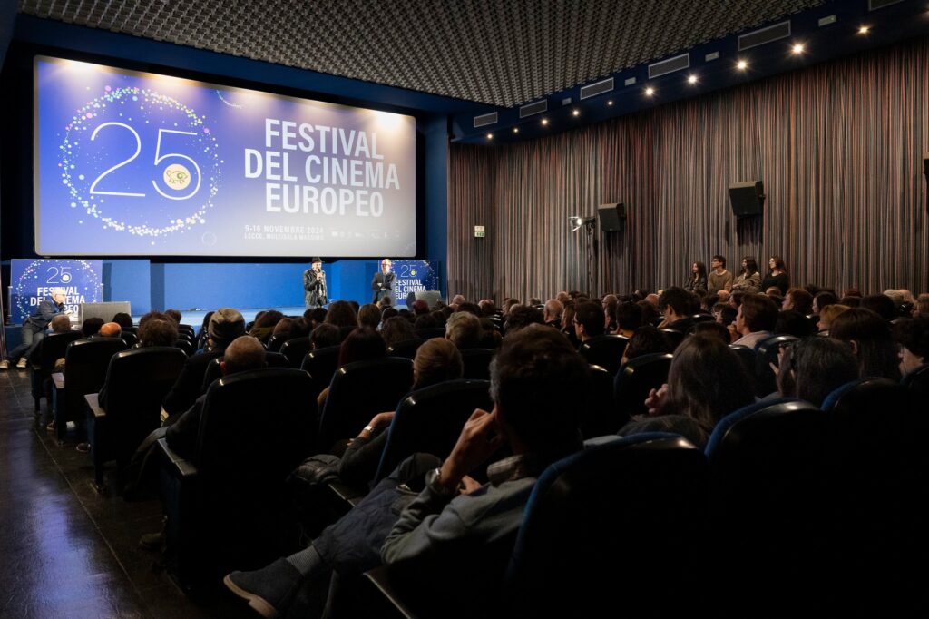 Festival del Cinema Europeo di Lecce, sala del cinema durante un incontro