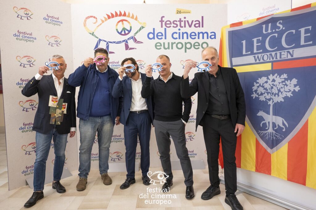 Festival del Cinema Europeo di Lecce, incontro con la squadra del Lecce al photocall