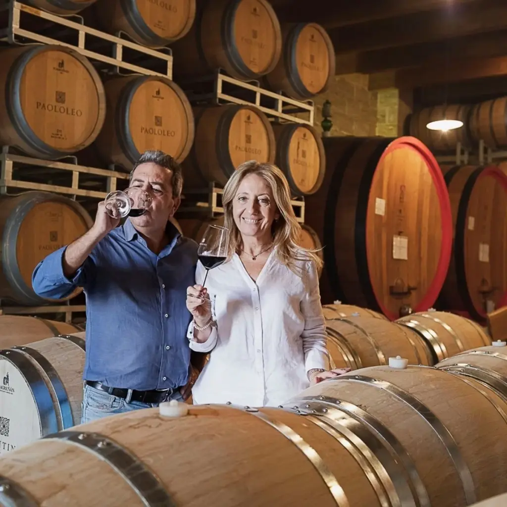 Cantine Paololeo, brindisi in bottaia tra le botti