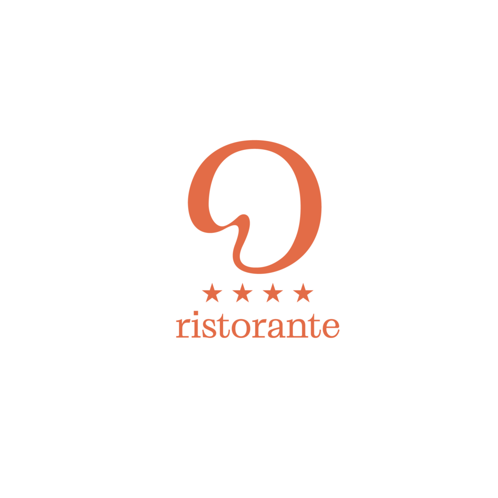 Pittogramma O di Oriente Ristorante con quattro stelle