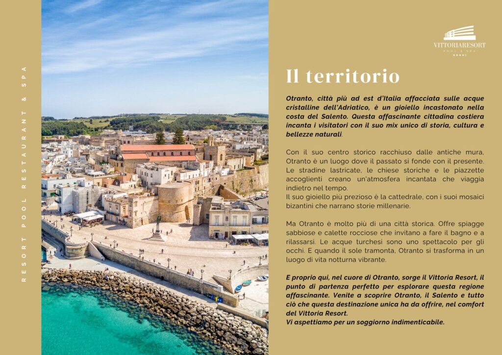 Brochure del Vittoria Resort Otranto, pagina 13