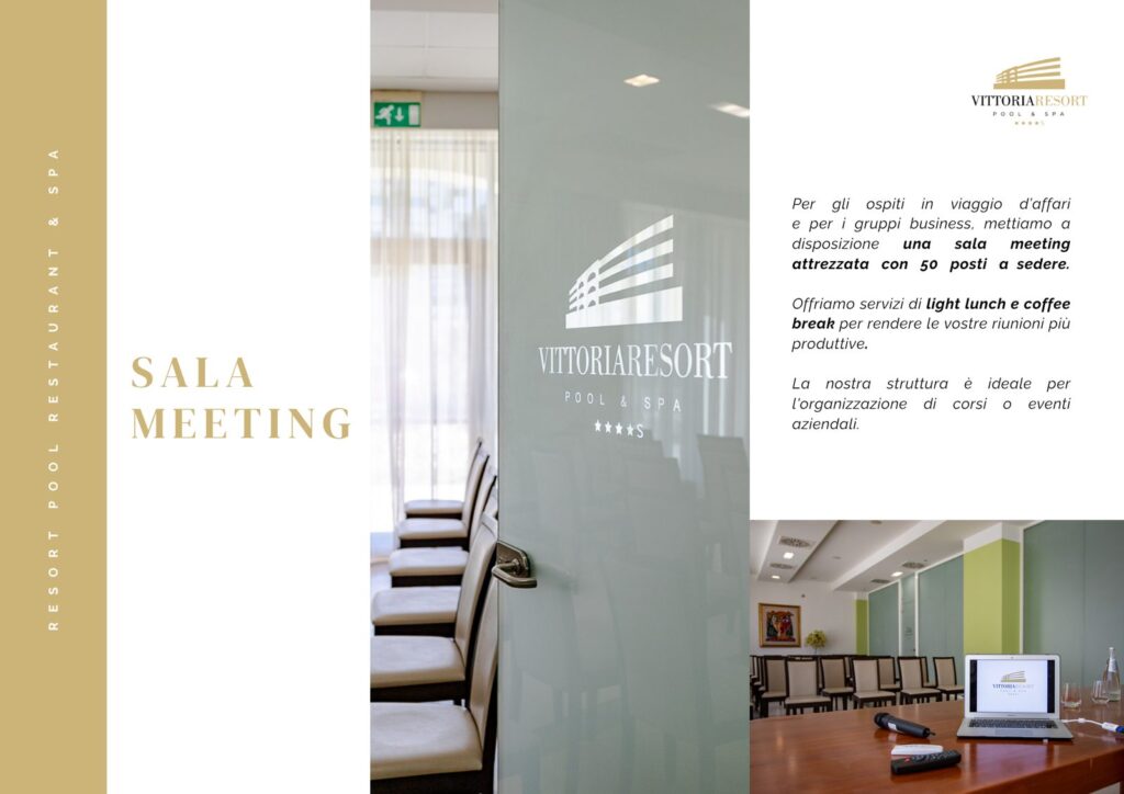 Brochure del Vittoria Resort Otranto, pagina 1
